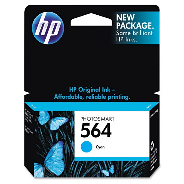 HEWCB318WN HP 564, (CB318WN) Cyan Original Ink Cartridge