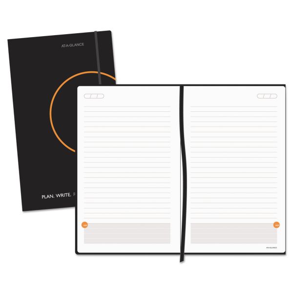 AAG80612405 AT-A-GLANCE Perfect-Bound Planning Notebook Lined with Monthly Calendars, 5 x 8 1/4