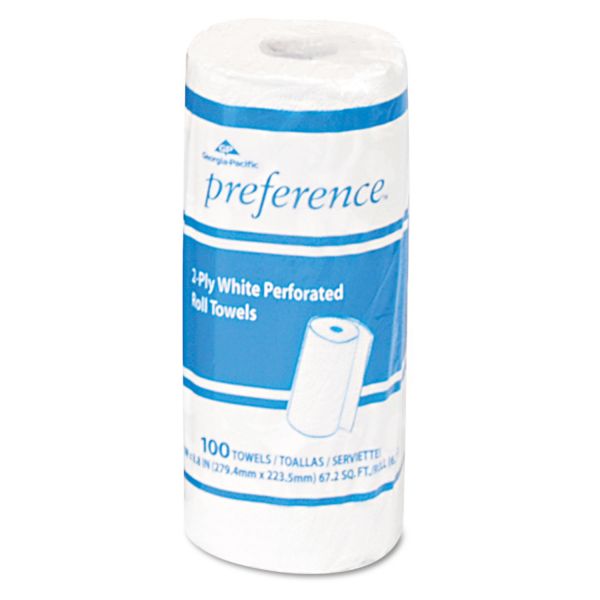 GPC27300RL Georgia Pacific Professional Pacific Blue Select Perforated Paper Towel Roll, 11 x 8 7/8, 2-Ply, White, 100 Sheets/Roll