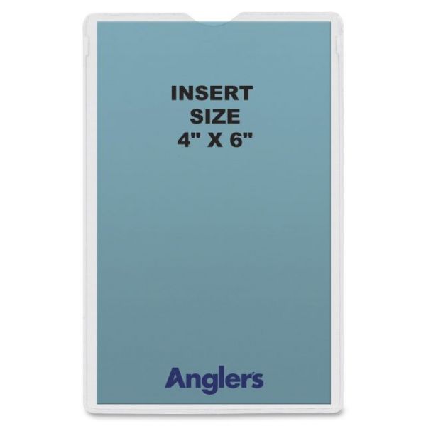 ANG1444P50 Anglers Self-Stick Crystal Clear Poly Envelopes