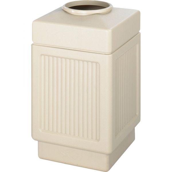 SAF9475TN Safco Canmeleon Open-Top 38 Gallon Trash Can