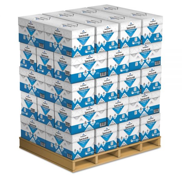 GPC999705PLT Georgia Pacific Spectrum Standard 92 Multipurpose Paper, 92 Brightness, 20 lb, 8 1/2 x 11, White, 200000 Sheets/Pallet