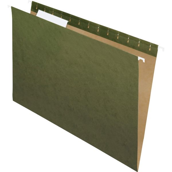 PFX81621 Pendaflex Standard Green Hanging Folders, 1/3 Tab, Legal, 25/Box