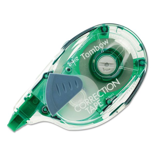 TOM68665 Tombow MONO Refillable Correction Tape, 1/6" x 472"