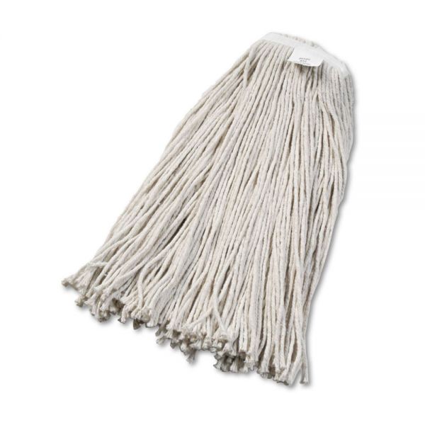 BWK2032CEA Boardwalk Cut-End Wet Mop Head, Cotton, No. 32, White