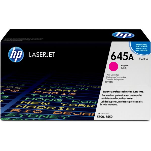 HEWC9733A HP 645A, (C9733A) Magenta Original LaserJet Toner Cartridge