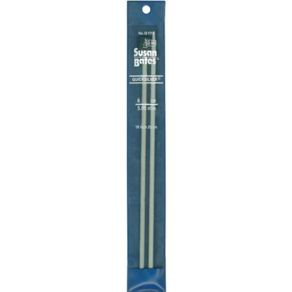 NOTM071741 Quicksilver Single Point Knitting Needles 14"