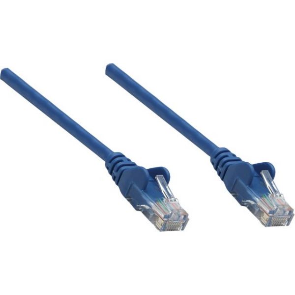 SYNX3744476 Intellinet Patch Cable, Cat5e, UTP, 100', Blue