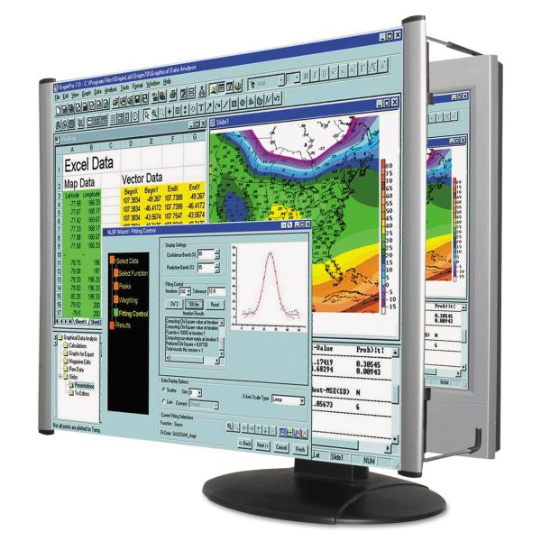 KTKMAG22WL Kantek LCD Monitor Magnifier Filter, Fits 22" Widescreen LCD, 16:9/16:10 Aspect Ratio