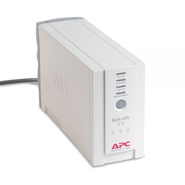 APWBK500 APC BK500 Back-UPS CS Battery Backup System, 6 Outlets, 500 VA, 480 J