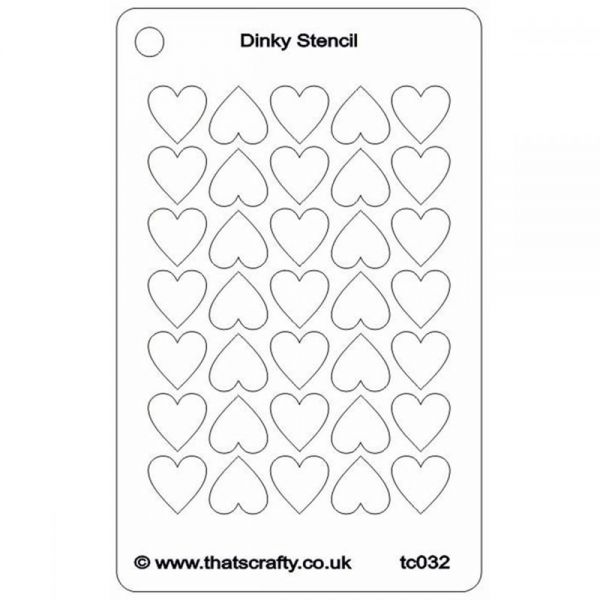 NOTM370023 That's Crafty Dinky Stencil 3"X4.75"