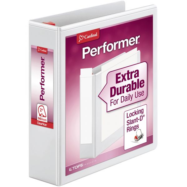 CRD19030 Cardinal XtraValue 2" 3-Ring View Binder