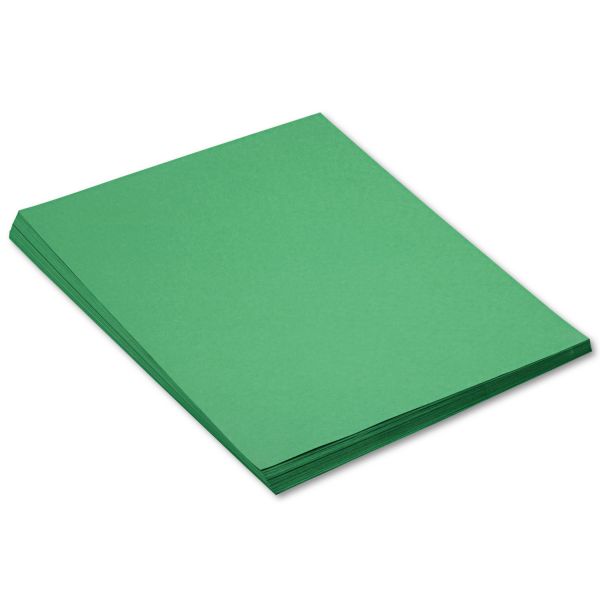 PAC8017 SunWorks Construction Paper, 58 lbs., 18 x 24, Holiday Green, 50 Sheets/Pack