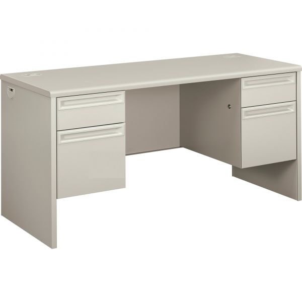 HON38852QQ HON 38000 Series Double Pedestal Credenza with Kneespace | 2 Box / 2 File Drawers | 60"W