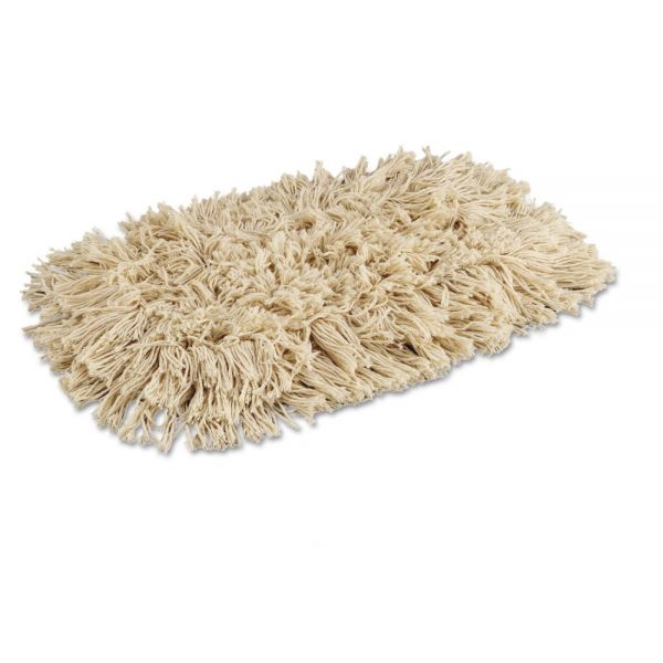 BWK1312 Boardwalk Mop Head, Dust, Cotton, 12 x 5, White