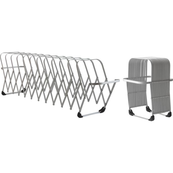 LEE14112 LEE Flexifile Expandable Collator/Organizer, 12 Slot, 6 x 6 3/4 x 10 1/2, Silver