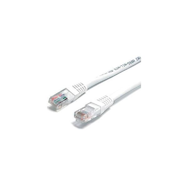 SYNX1736029 StarTech.com 10 ft White Molded Cat5e UTP Patch Cable