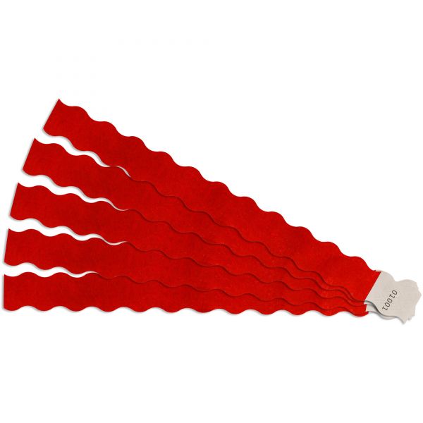 BAU85320 SICURIX Wavy Wristbands with Adhesive