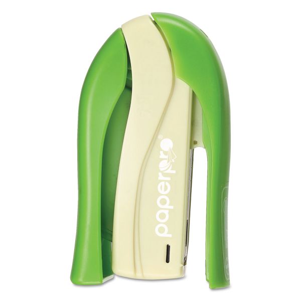 ACI1453 PaperPro inSHAPE 15 Compact Stapler, 15-Sheet Capacity, Green