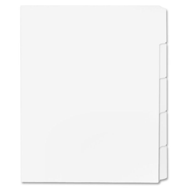 SPR21002 Sparco Straight Collated 5-Tab Index Dividers