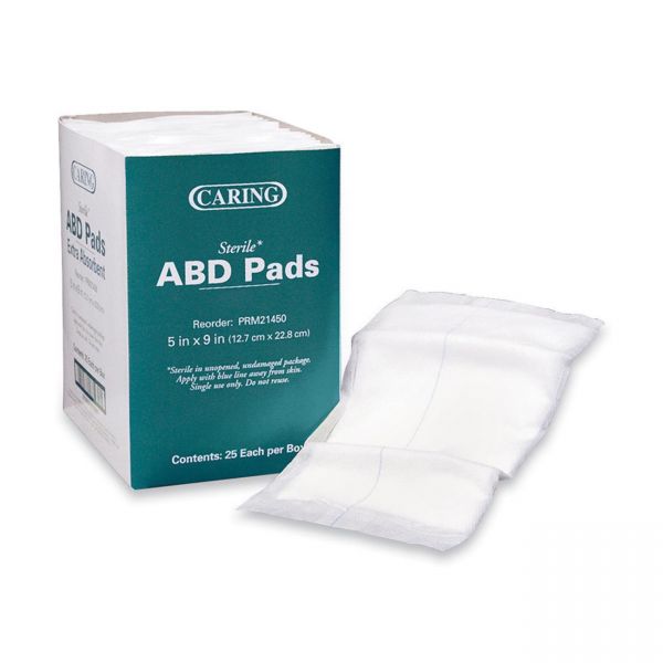 MIIPRM21450 Caring Sterile ABD Pads