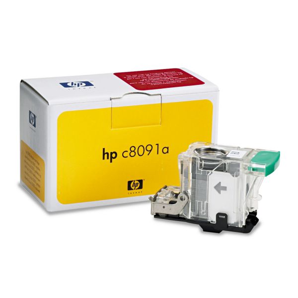 HEWC8091A HP Standard Staples for HP Laserjet 9055/9065MFP, One Cartridge, 5,000 Staples/Pack