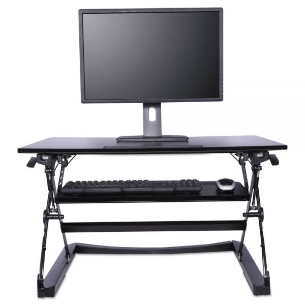 ALEAEWR2B Alera AdaptivErgo Sit-Stand Lifting Workstation, 35 1/8 x 23 3/8 x 19 5/8,Black