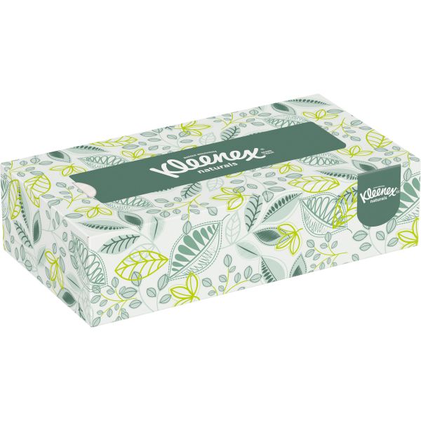 KCC21601CT Kleenex Naturals 2-Ply Facial Tissues