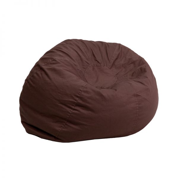 FHFDGBEANSMALLSOLIDBRNGG Flash Furniture Small Solid Brown Kids Bean Bag Chair