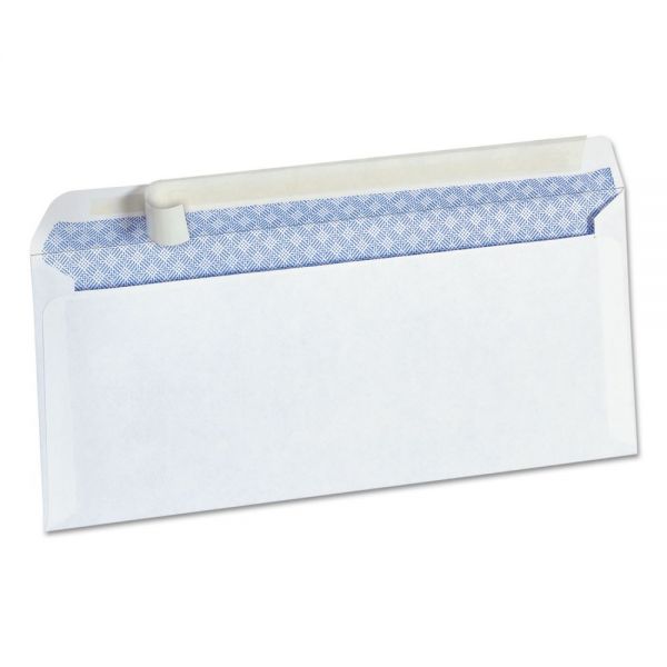 UNV36004 Universal Peel Seal Strip Security Envelope, #10, 4 1/8 x 9 1/2, White, 100/Box