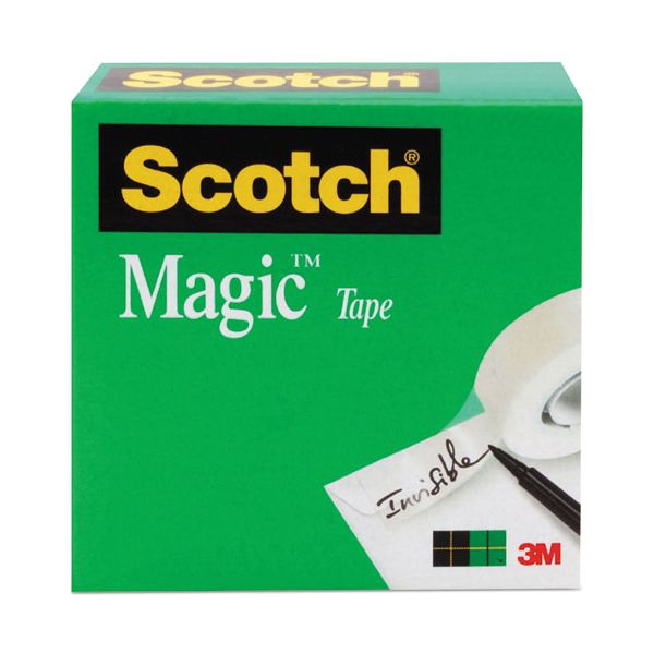 MMM810121296 Scotch Magic Tape Refill, 1/2" x 1296", 1" Core, Clear