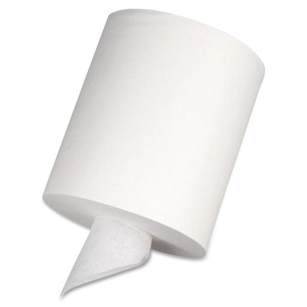 GPC28124 Georgia Pacific Professional SofPull Center-Pull Perforated Paper Towels,7 4/5 x 15, 1-Ply, White, 320 Sheets/Roll, 6 Rolls/Carton