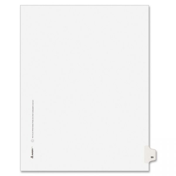 AVE82297 Avery Side-Tab Legal Index Dividers