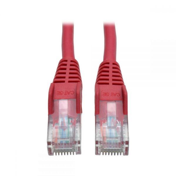 SYNX3334830 Tripp Lite 5ft Cat5e / Cat5 Snagless Molded Patch Cable RJ45 M/M Red 5'