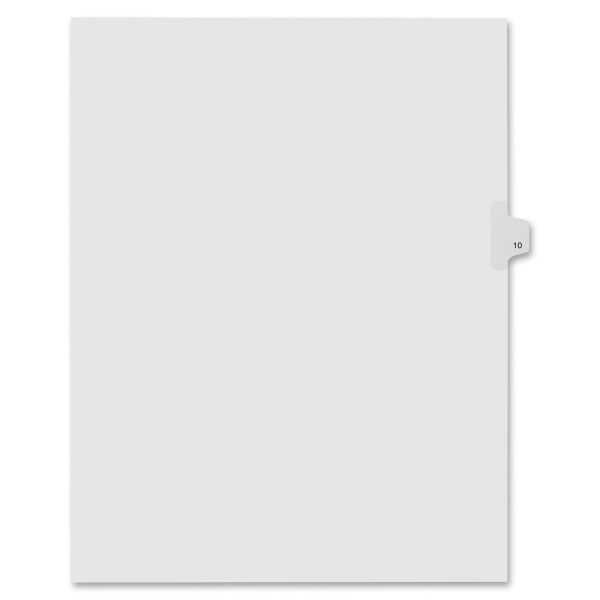 KLF91010 Kleer-Fax 90000 Series Side-Tab Legal Index Dividers