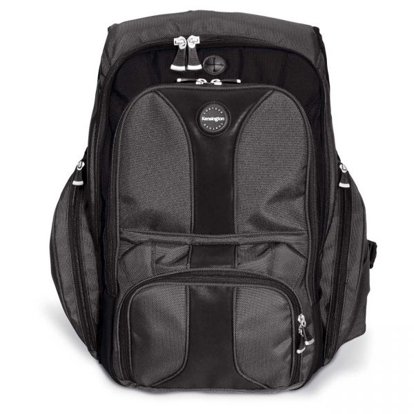 KMW62238 Kensington Contour Laptop Backpack, Nylon, 15 3/4 x 9 x 19 1/2, Black