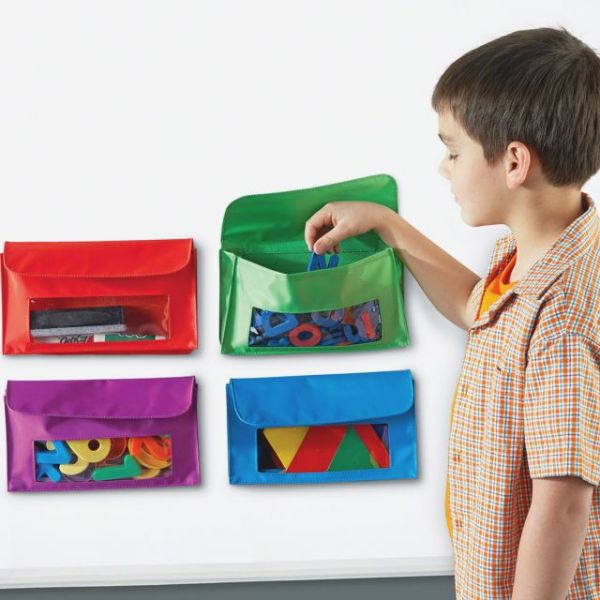 LRNLER6447 Learning Resources Magnetic Storage Pocket Set