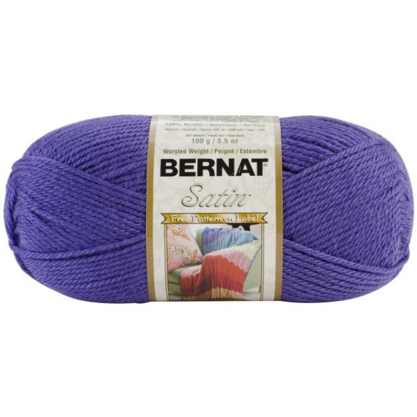 NOTM061874 Bernat Satin Yarn - Grape