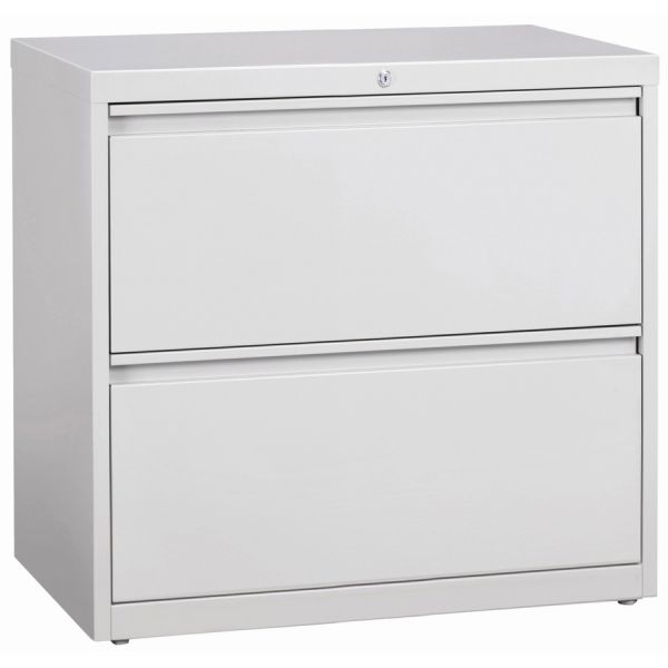 Lorell 2 Drawer Lateral File Letter/Legal/A4, 36" Wide, Gray