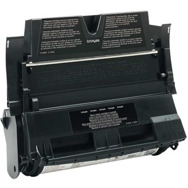 LEX12A6839 Lexmark 12A6839 High-Yield Toner, 20000 Page-Yield, Black