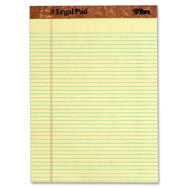 TOP75370 Stitched Perf-Top Narrow Rule Legal Pad