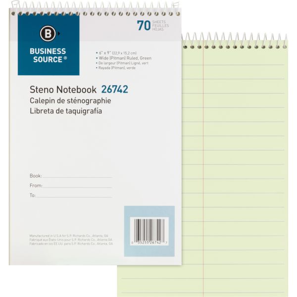 BSN26742 Business Source Steno Pad