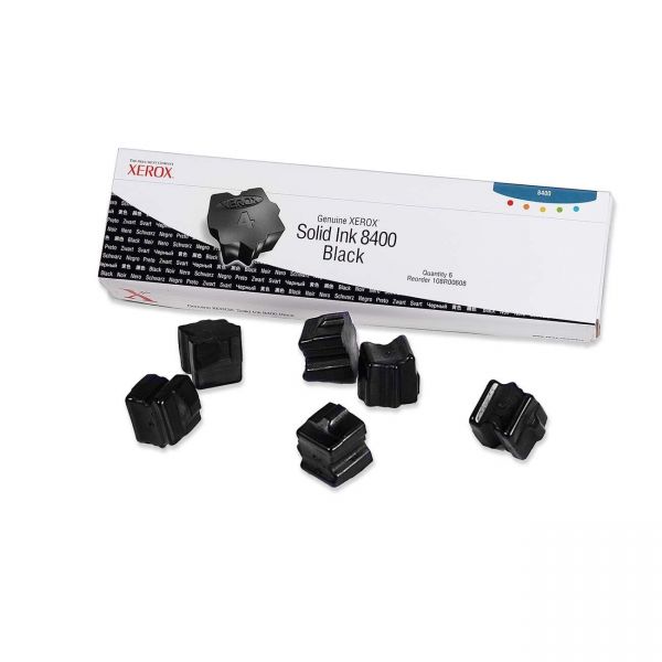 XER108R00608 Xerox 108R00608 Black Solid Ink Sticks