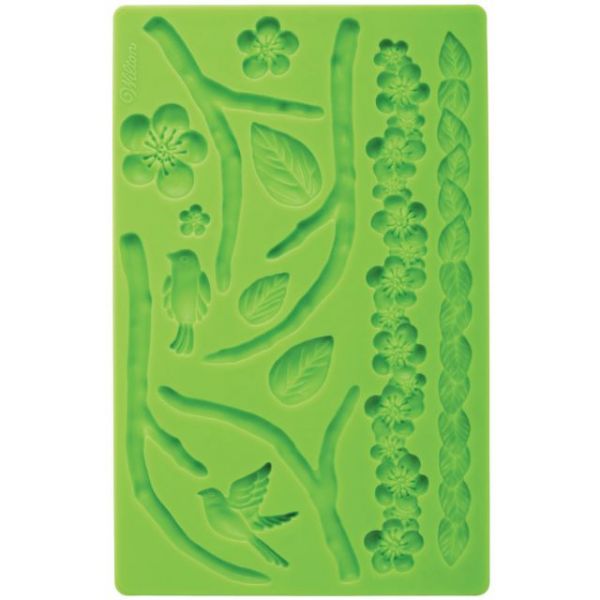 NOTM229836 Fondant & Gum Paste Silicone Mold 5.7"X10.6"