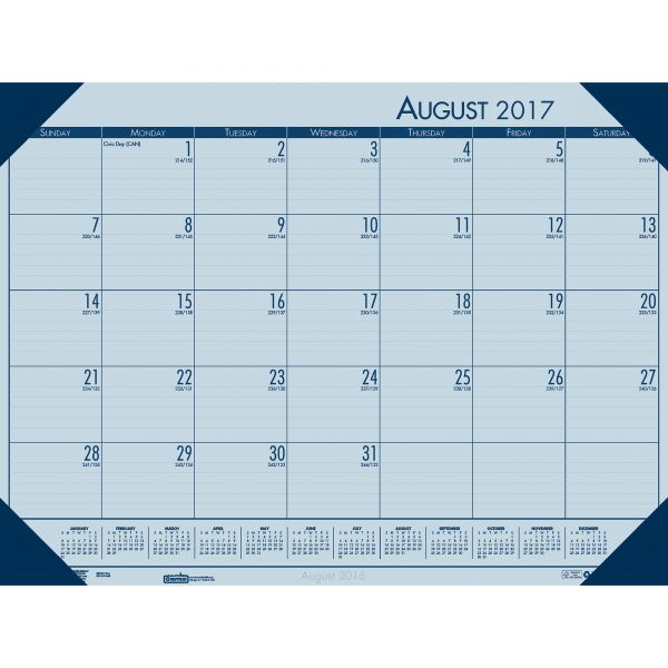 HOD012540 House of Doolittle EcoTones Academic Calendar Desk Pad