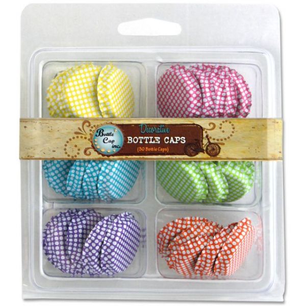 NOTM040105 Vintage Collection Double-Sided Bottle Caps 1" 30/Pkg