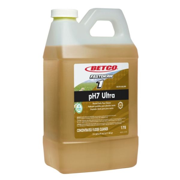 Betco Ph7 Ultra Floor Cleaner Fastdraw 67 6 Oz 2 Liter Pack