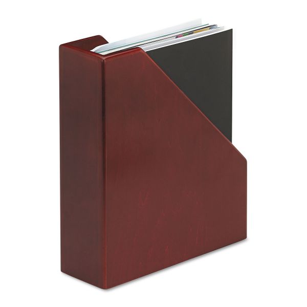 ROL4079 Rolodex Wood Tones Magazine File, 3 1/2 x 10 1/4 x 11 3/4, Mahogany