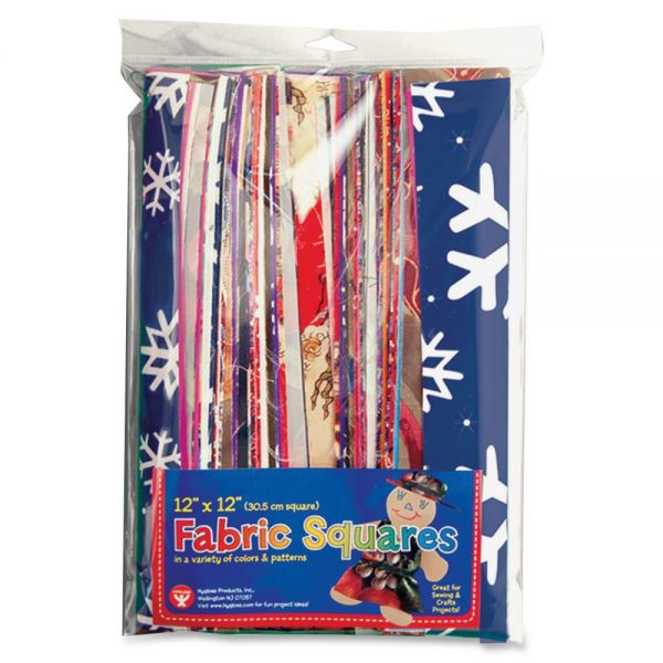 HYX55836 Hygloss Craft Fabric Squares