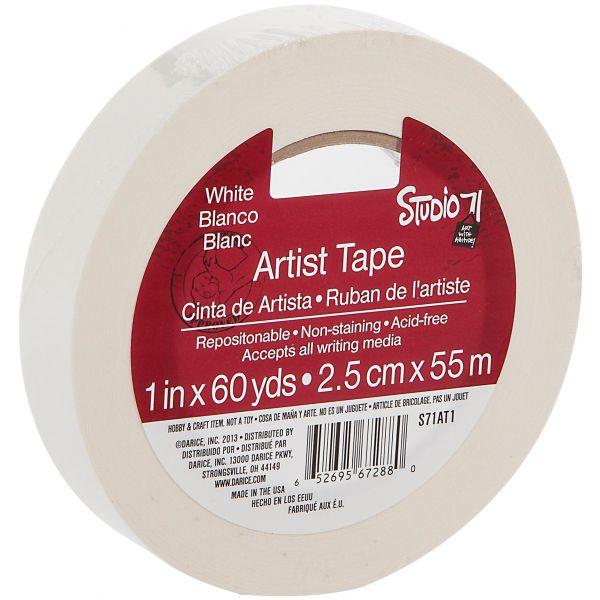 Artist's Tape 1 x 60 yd (White)